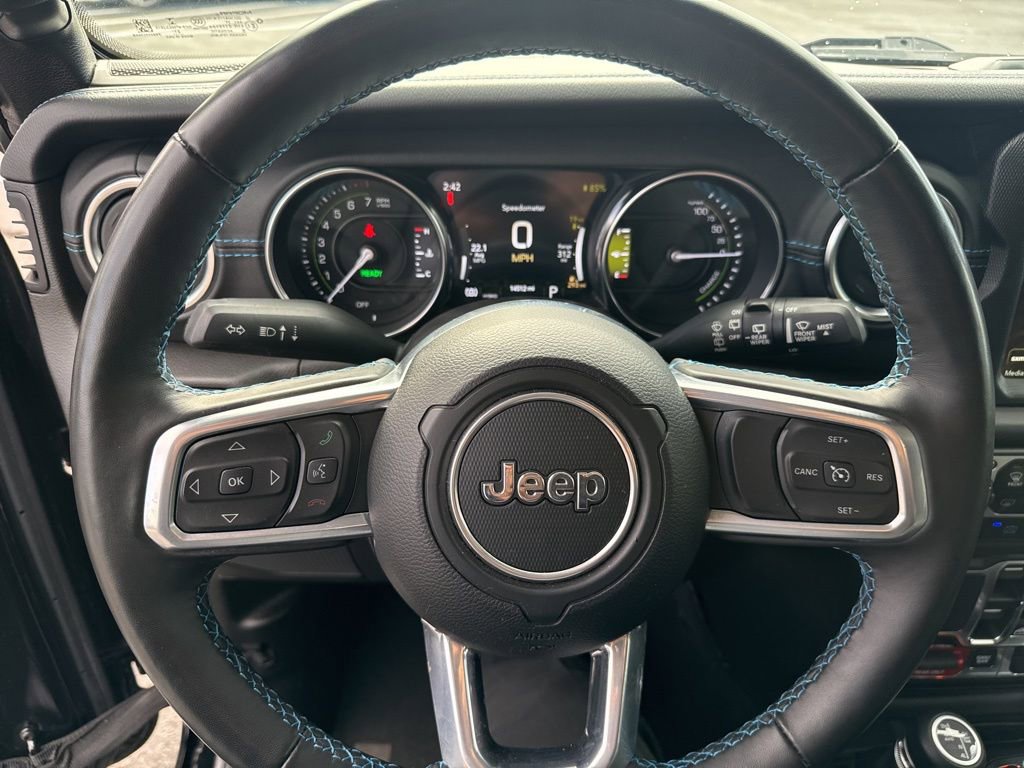 Used 2021 Jeep Wrangler Unlimited Rubicon 4xe w/ Steel Bumper Group image 19