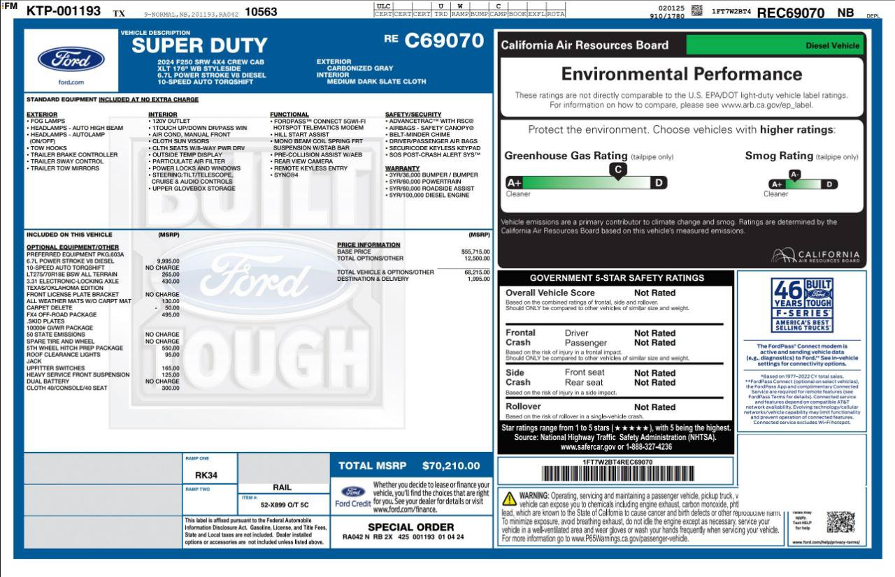 Used 2024 Ford F250 XLT AWD/4WD image 4