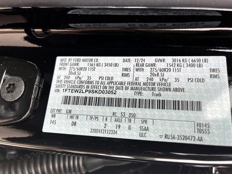 New 2025 Ford F150 STX w/ Equipment Group 200A image 15