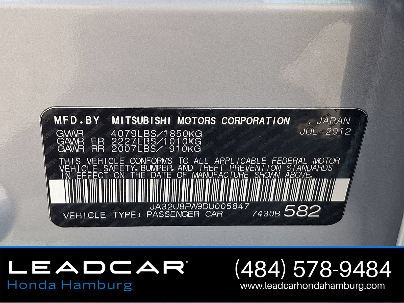 Used 2013 Mitsubishi Lancer GT FWD image 27