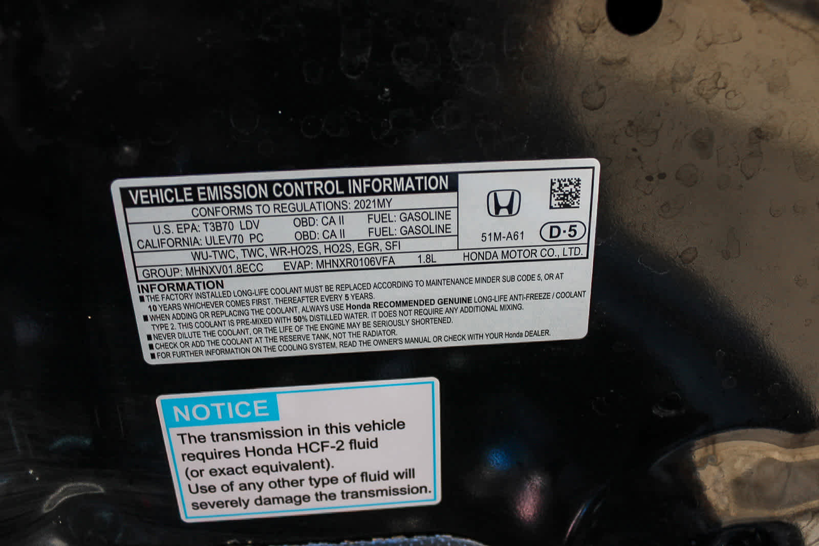 Certified 2021 Honda HR-V Sport image 27