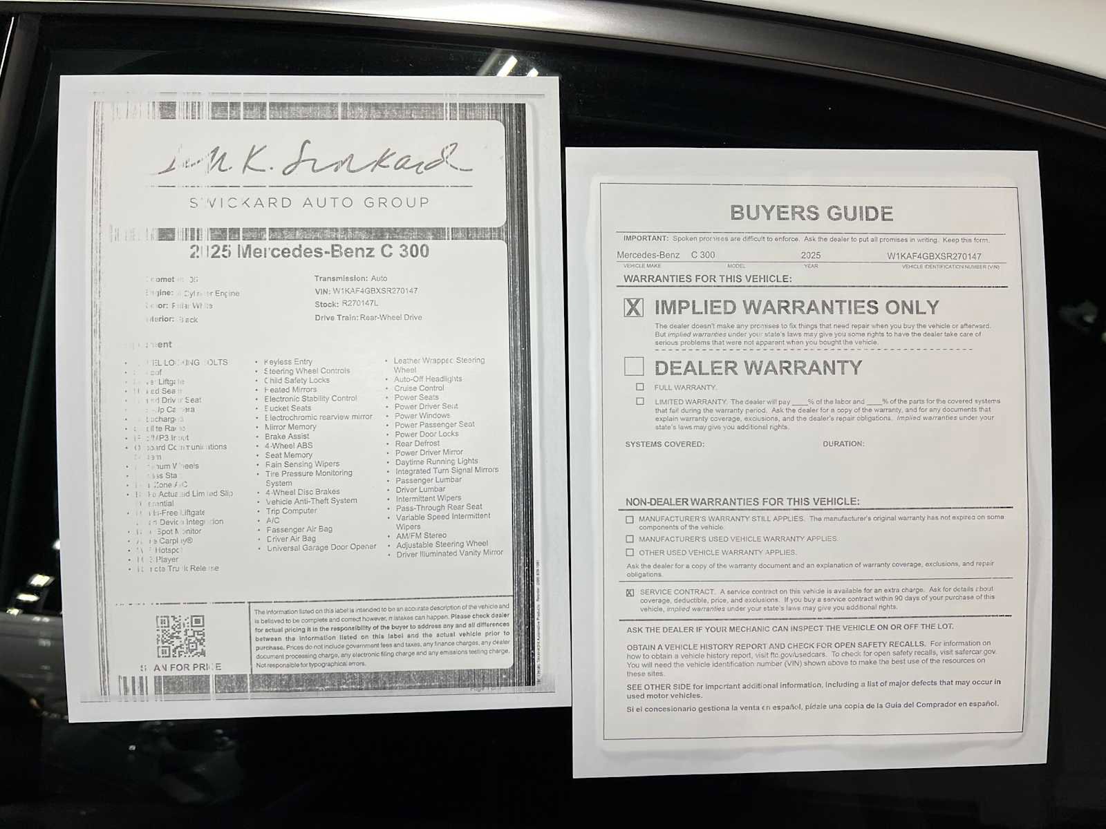 Used 2025 Mercedes-Benz C 300 Sedan image 42