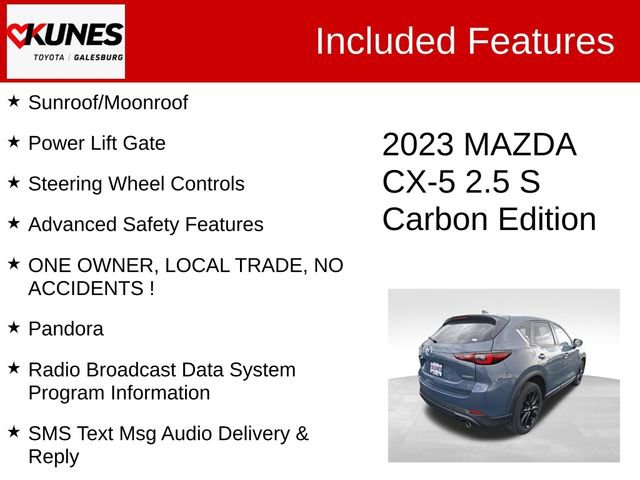 Used 2023 MAZDA CX-5 Carbon Edition AWD/4WD image 3
