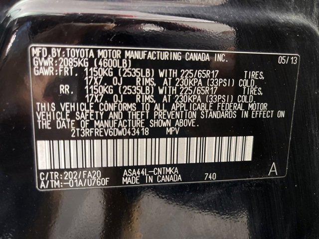 Used 2013 Toyota RAV4 XLE image 34