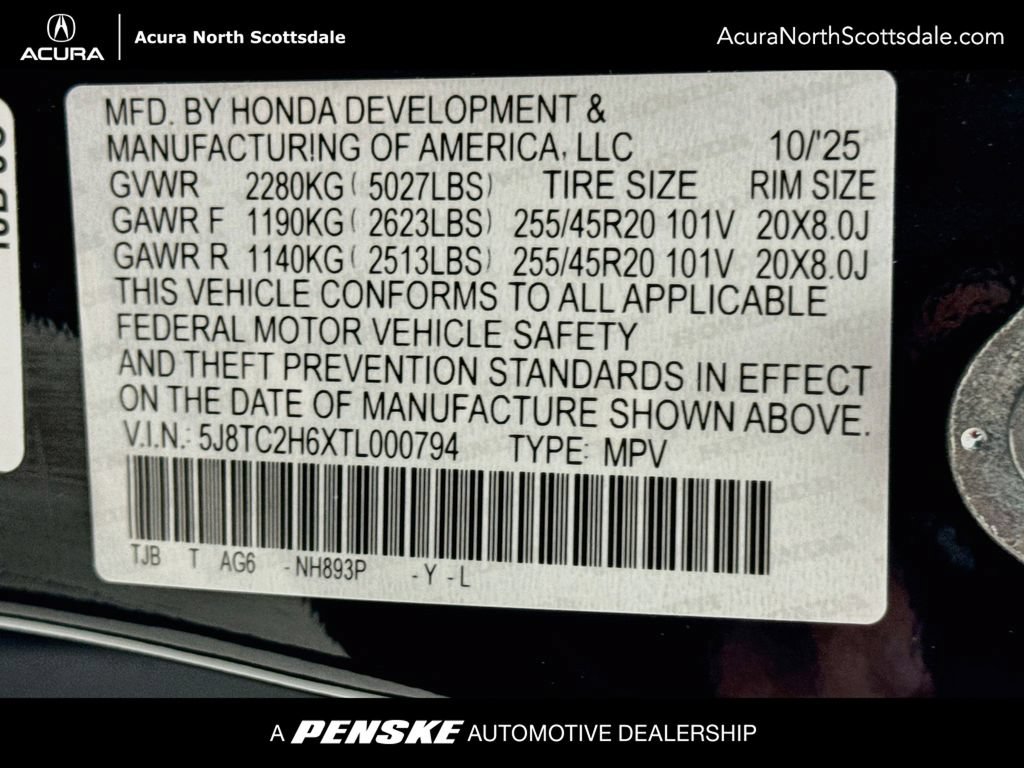 Used 2026 Acura RDX w/ Advance Package AWD/4WD image 35