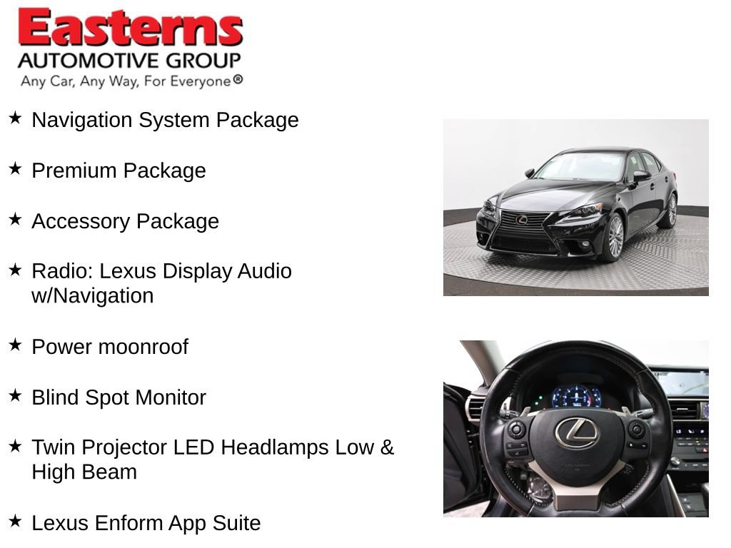 Used 2016 Lexus IS 300 AWD w/ Navigation System Package image 11