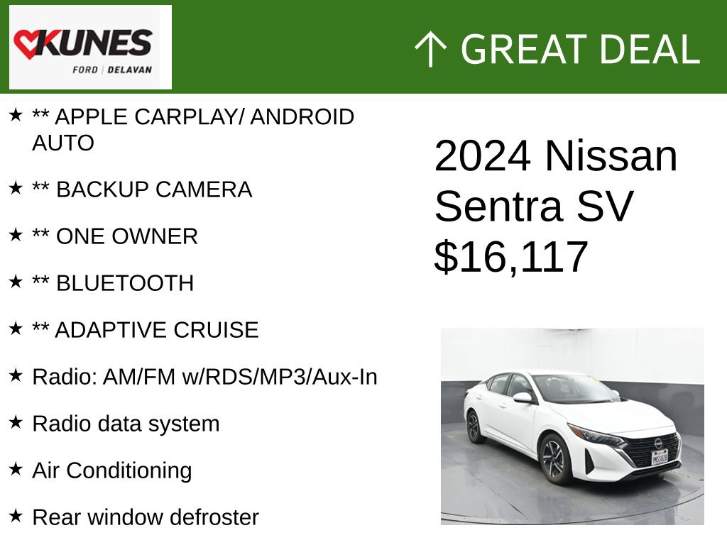 Used 2024 Nissan Sentra SV FWD image 2