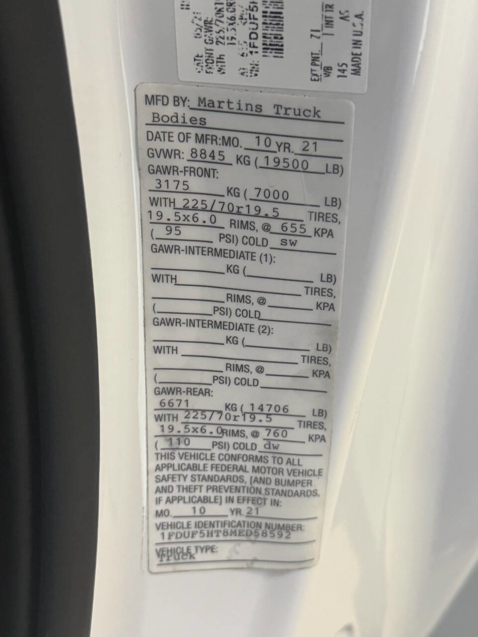 Used 2021 Ford F550 4x4 Regular Cab Super Duty image 24