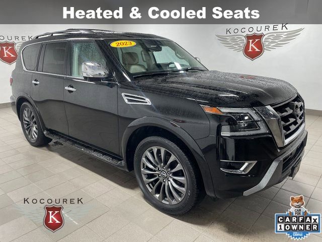 Used 2023 Nissan Armada Platinum w/ Captain's Chairs Package