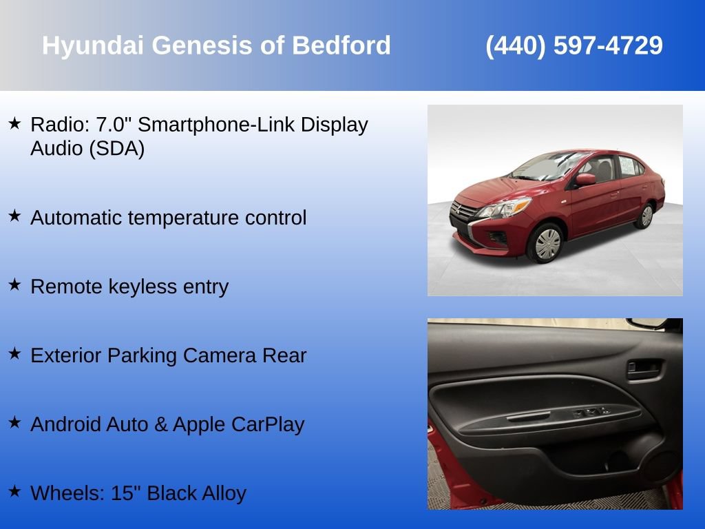 Used 2024 Mitsubishi Mirage G4 ES FWD image 7