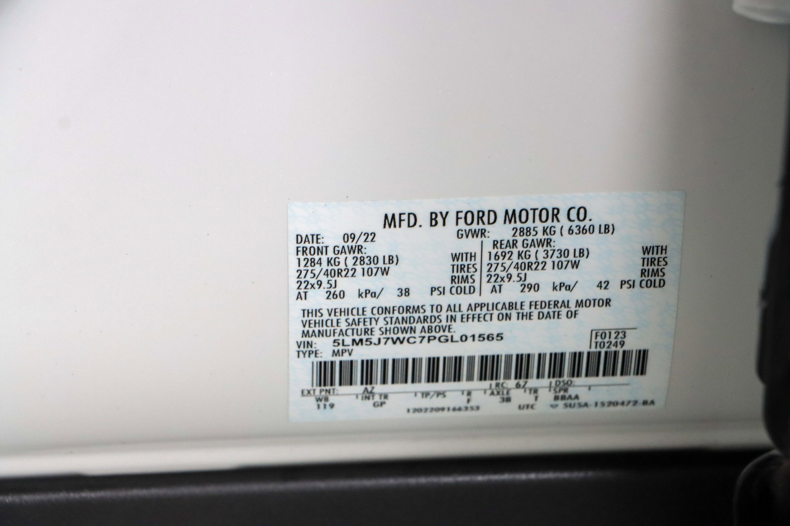 Used 2023 Lincoln Aviator Reserve w/ Equipment Group 201A image 35