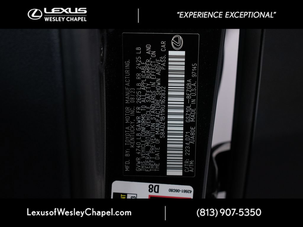 Certified 2024 Lexus ES 350 w/ Premium Package FWD image 24