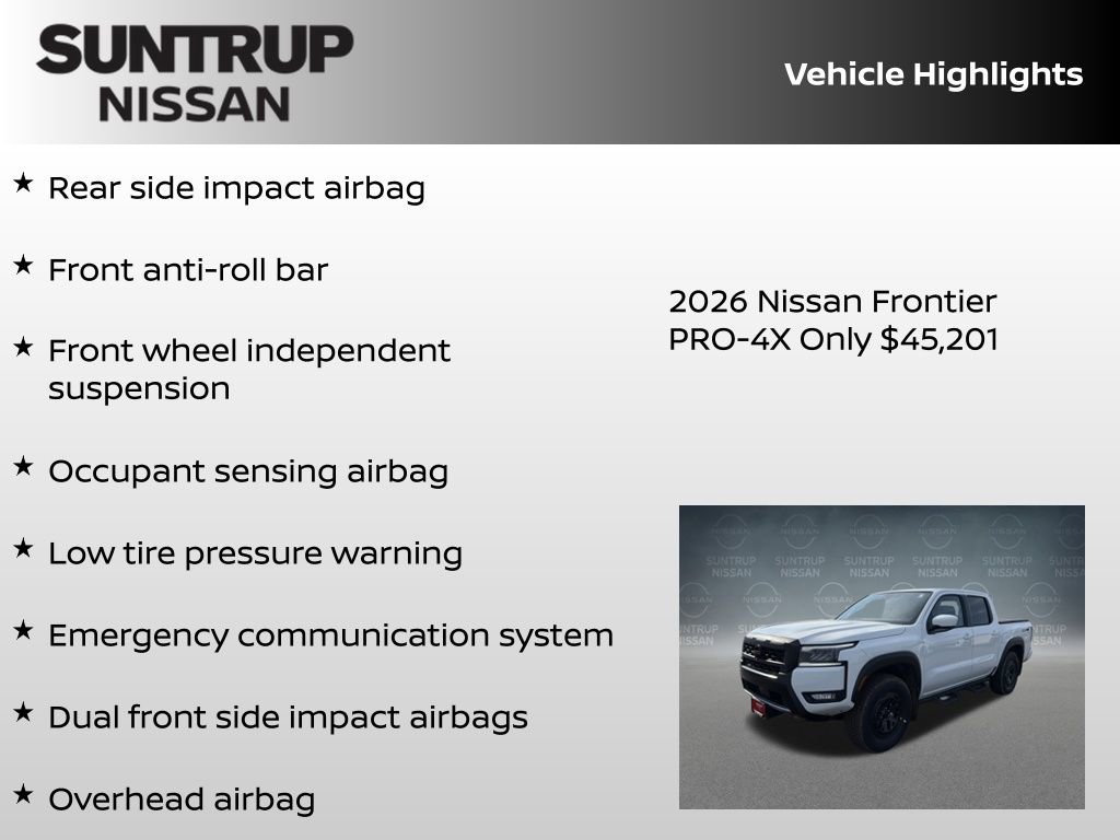 New 2026 Nissan Frontier PRO-4X w/ Pro Premium Package image 16