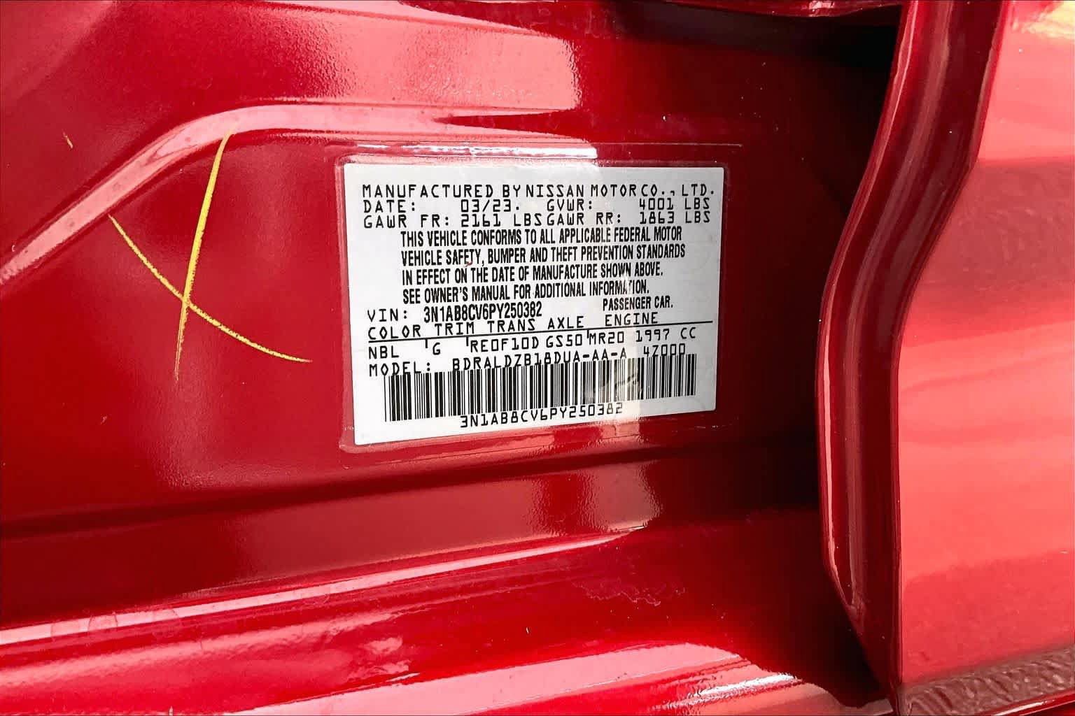 Certified 2023 Nissan Sentra SV FWD image 33