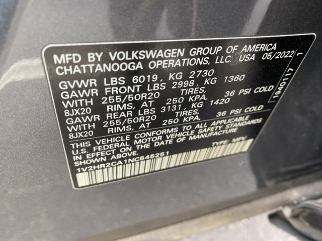 Used 2022 Volkswagen Atlas SE image 7