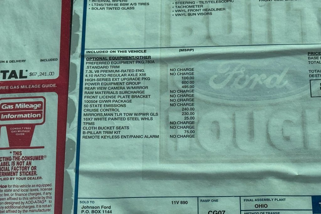 New 2025 Ford E-350 and Econoline 350 Super Duty w/ Power Equipment Group RWD image 11