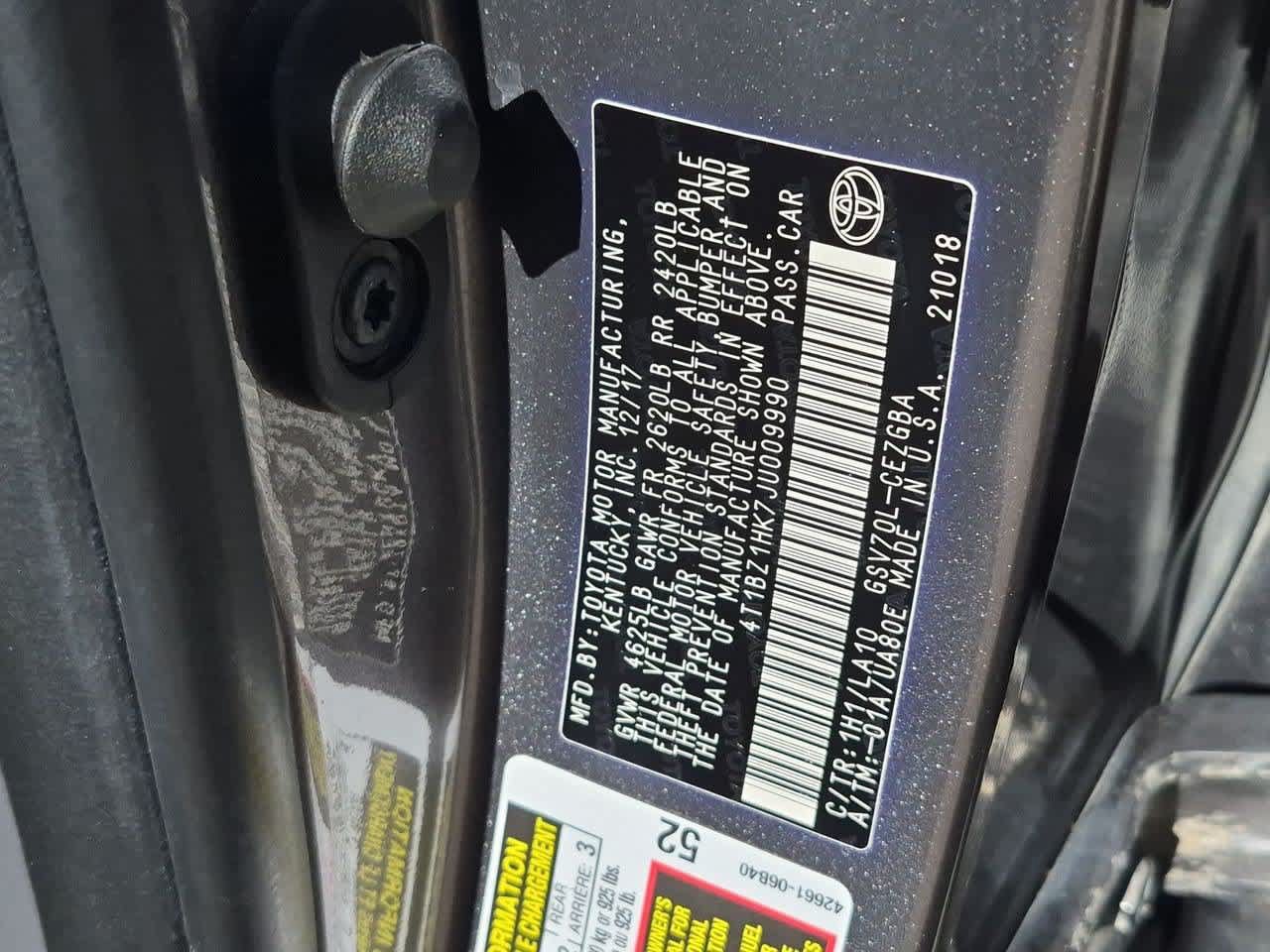 Used 2018 Toyota Camry XLE w/ Driver Assist Package FWD image 29