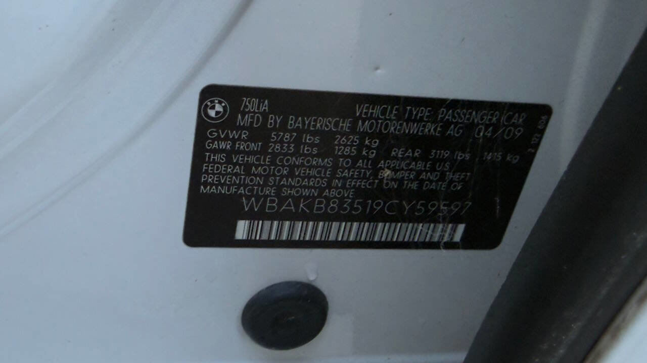 Used 2009 BMW 750Li image 70