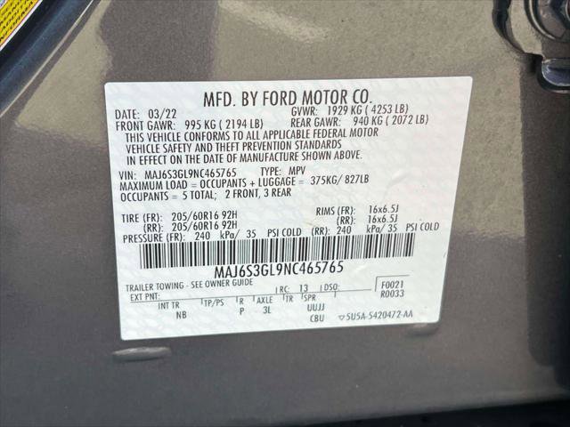 Used 2022 Ford EcoSport SE w/ Interior Protection Package image 18