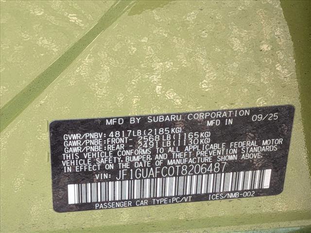 Certified 2026 Subaru Impreza 2.0i Sport AWD/4WD image 17