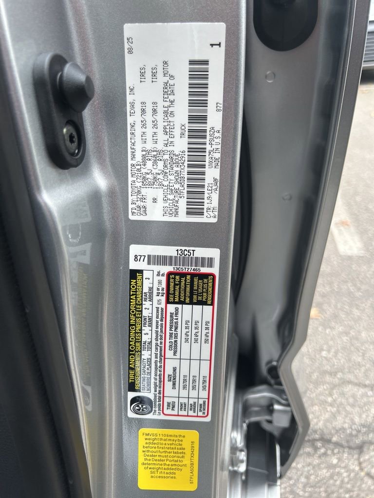 New 2026 Toyota Tundra SR5 image 12