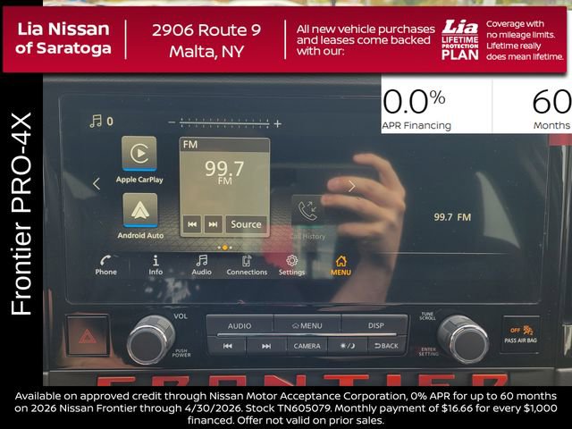 New 2026 Nissan Frontier PRO-4X w/ Pro-4x Convenience Package AWD/4WD image 19