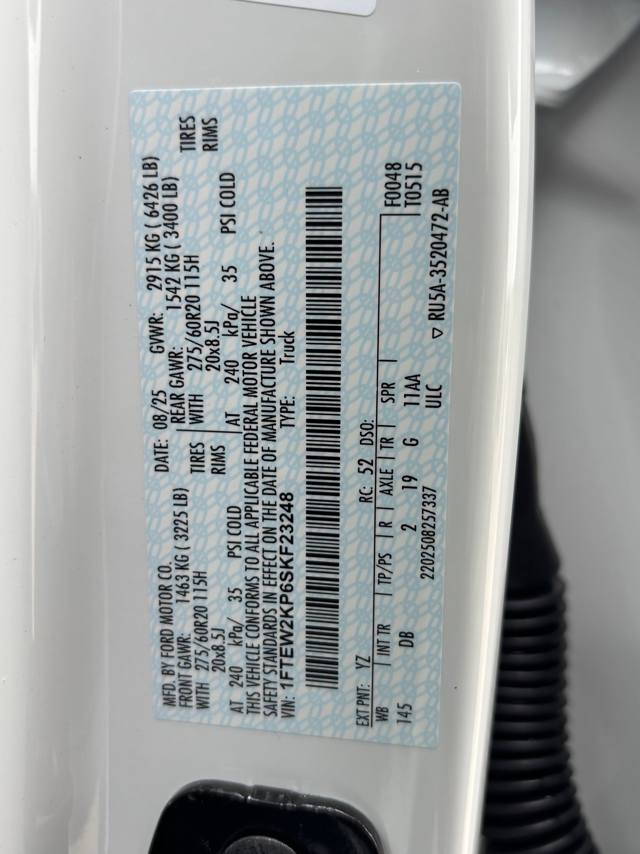 Used 2025 Ford F150 STX w/ STX Black Appearance Package image 58