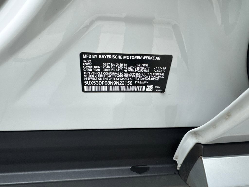 Used 2022 BMW X3 xDrive30i image 92