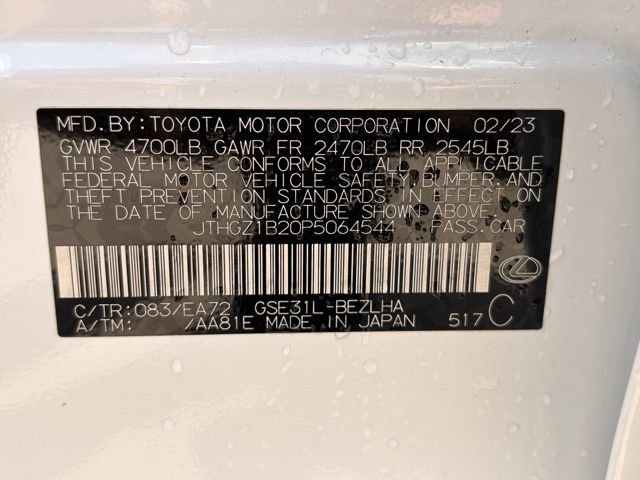 Used 2023 Lexus IS 350 F Sport w/ Memory Package RWD image 23