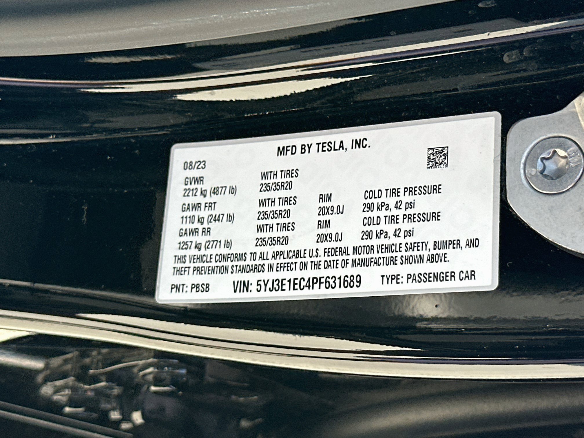 Used 2023 Tesla Model 3 Performance AWD/4WD image 33