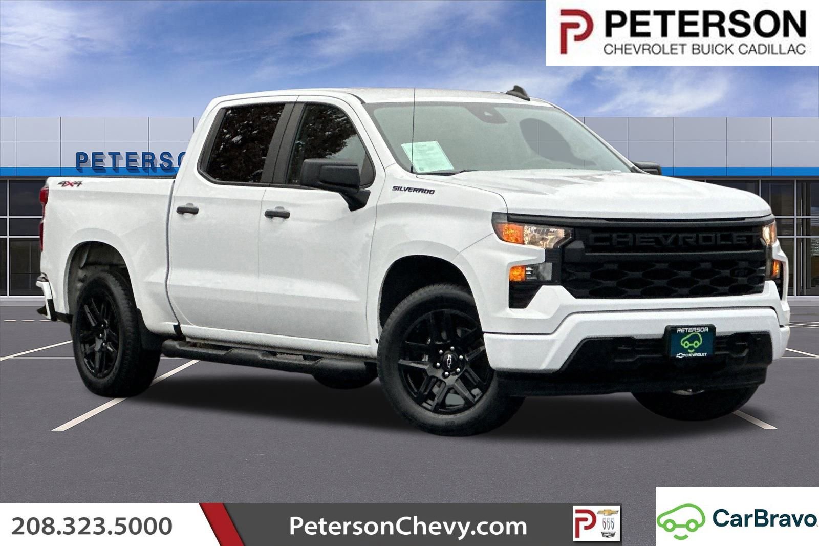 Certified 2023 Chevrolet Silverado 1500 Custom w/ LPO, Dark Essentials Package