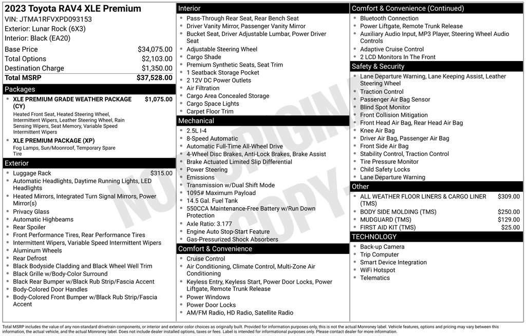 Used 2023 Toyota RAV4 XLE Premium image 36