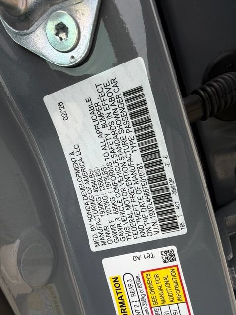 Certified 2026 Honda Civic Sport image 29