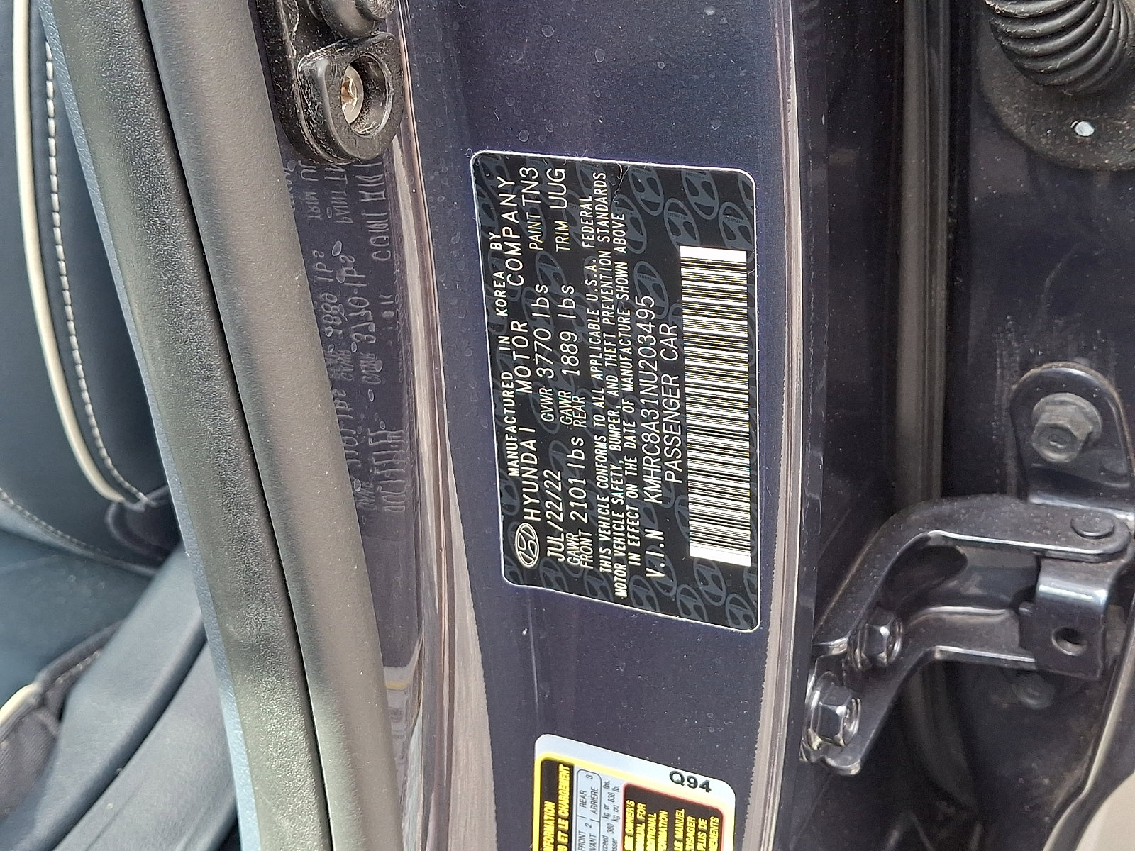 Certified 2022 Hyundai Venue Limited w/ Cargo Package image 27