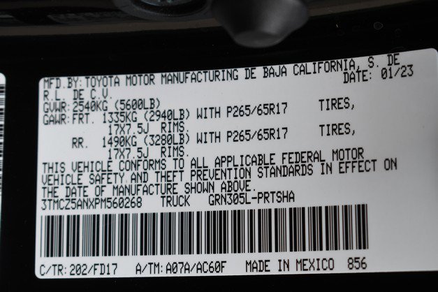 Certified 2023 Toyota Tacoma TRD Sport w/ Advanced Technology Package image 33