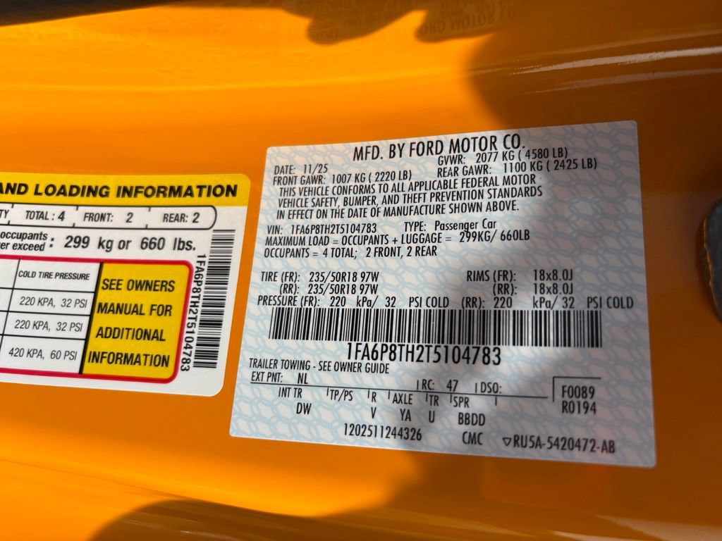 Used 2026 Ford Mustang Coupe RWD image 14