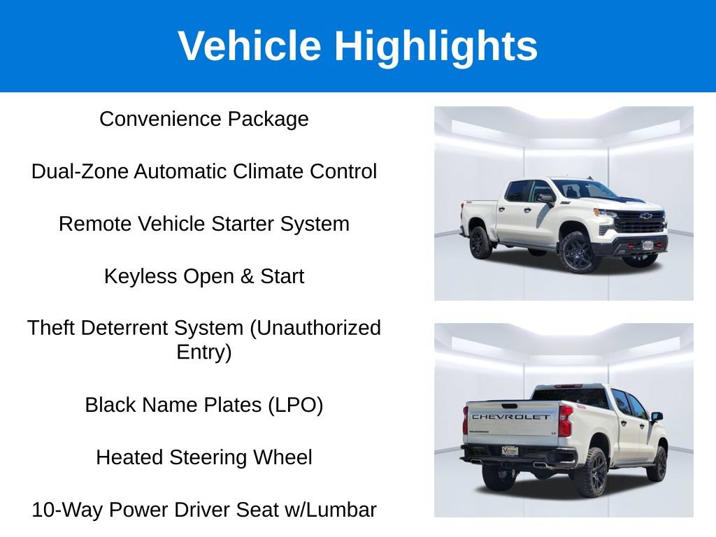 Used 2023 Chevrolet Silverado 1500 LT Trail Boss w/ Protection Package AWD/4WD image 2