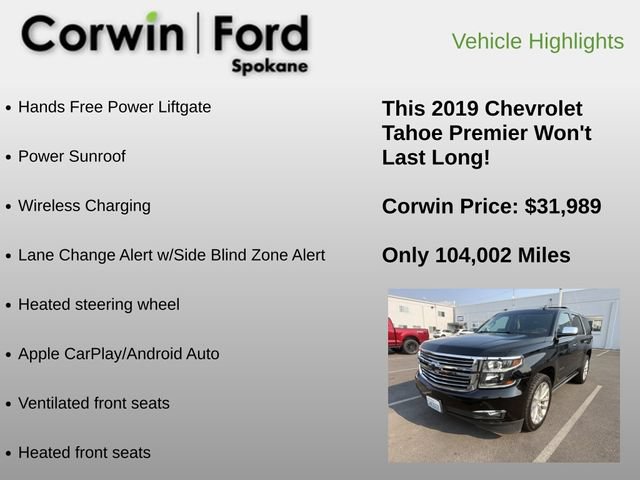 Used 2019 Chevrolet Tahoe Premier w/ Premier Plus Edition AWD/4WD image 15