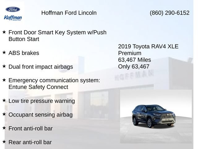 Used 2019 Toyota RAV4 XLE Premium w/ All Weather Liner Package AWD/4WD image 20