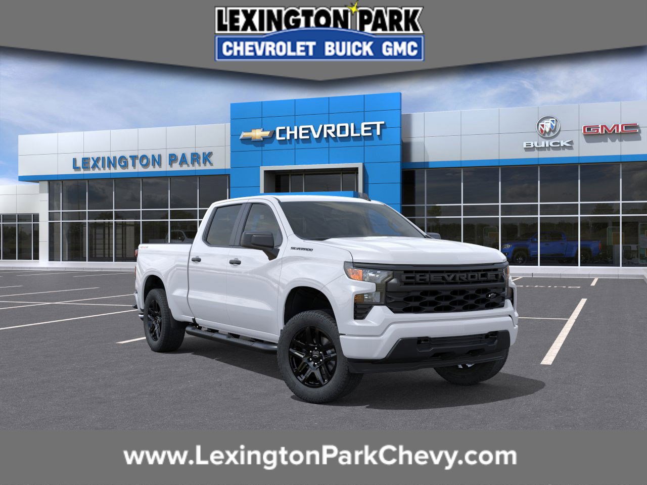 New 2026 Chevrolet Silverado 1500 Custom w/ Turbomax Blackout Package