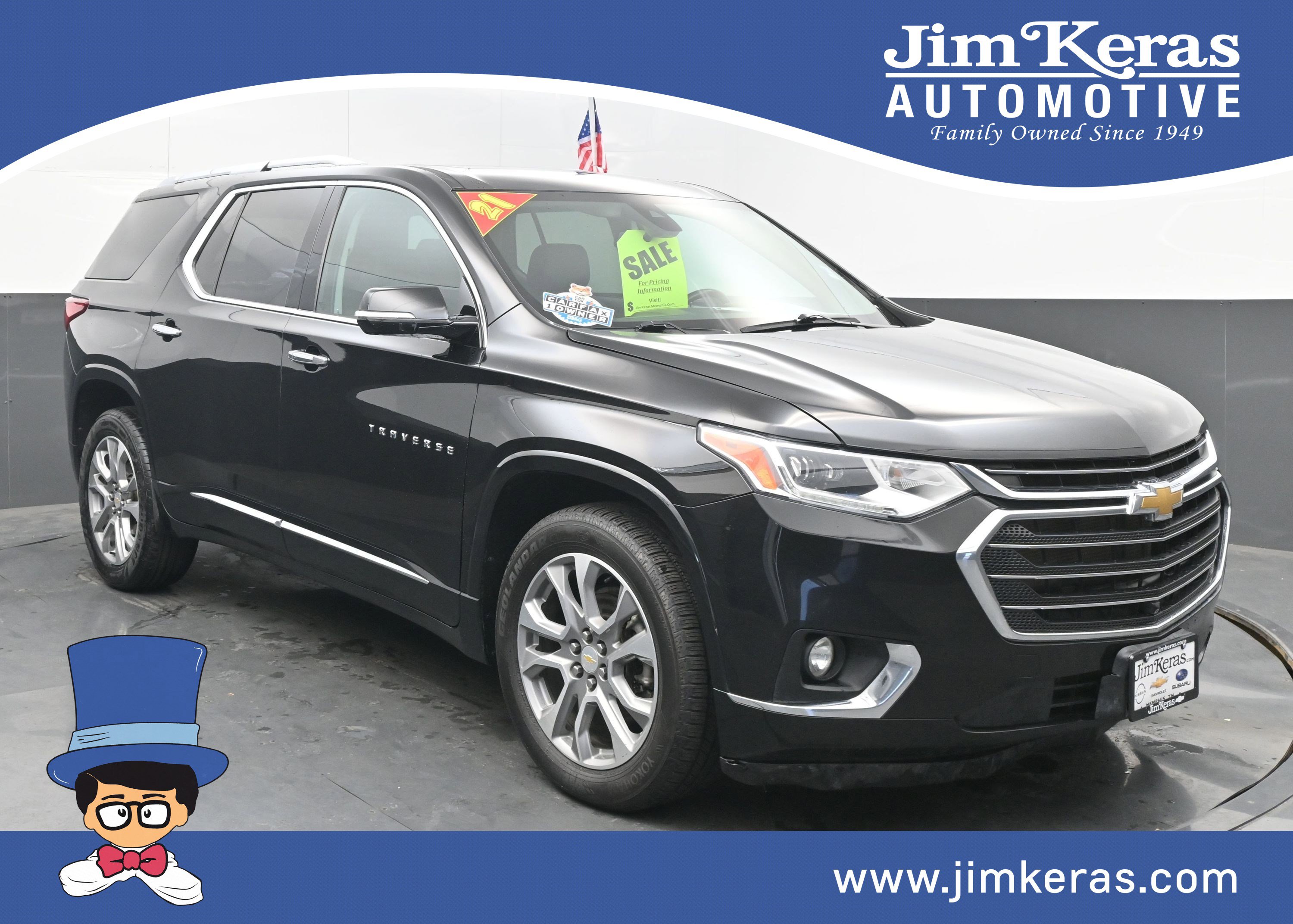 Used 2021 Chevrolet Traverse Premier w/ LPO, Floor Liner Package