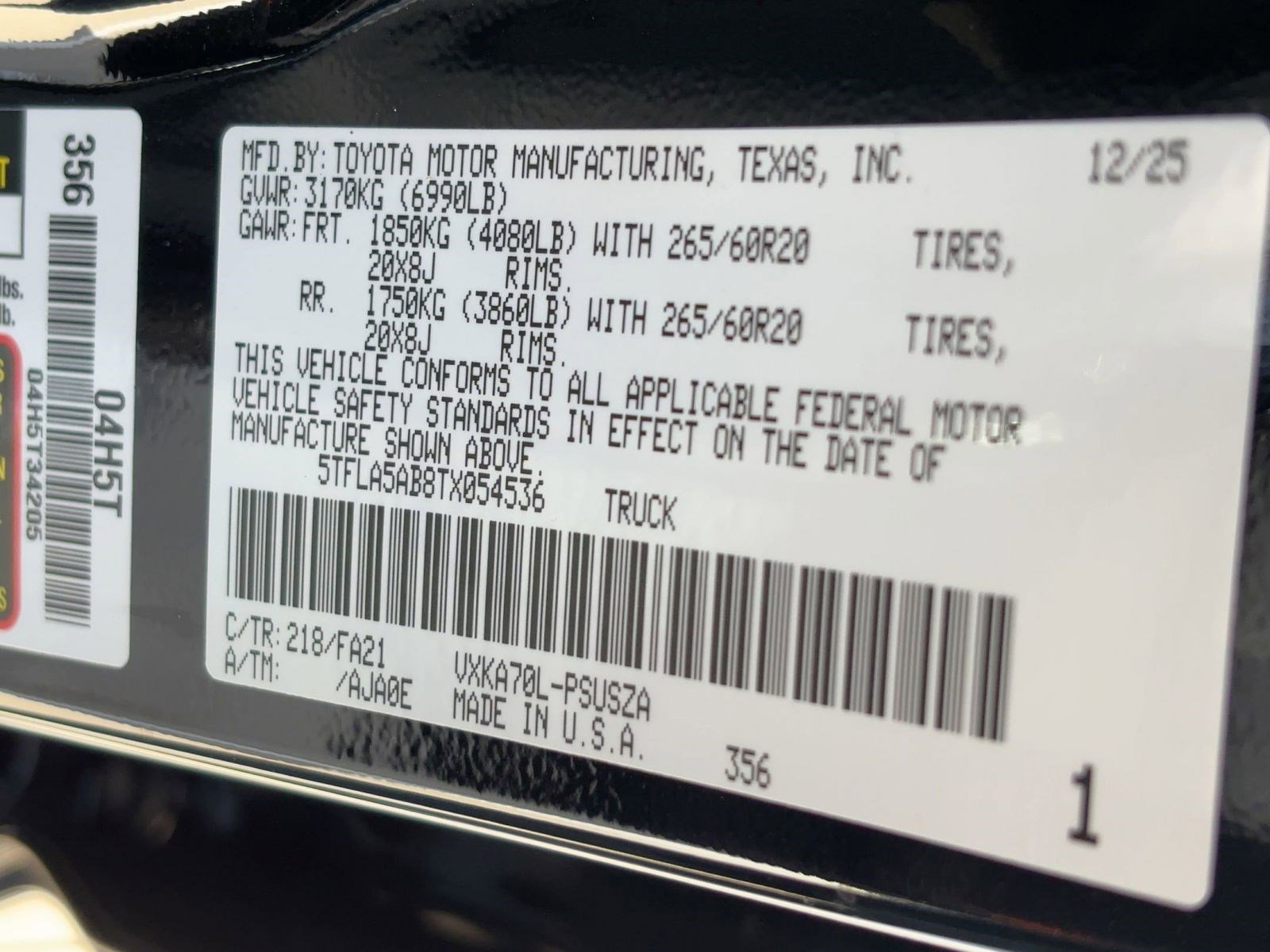 Used 2026 Toyota Tundra SR5 w/ SX Package RWD image 20