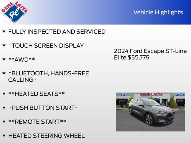 Used 2024 Ford Escape ST-Line Elite w/ Premium Technology Package image 33