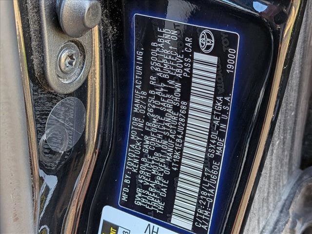 Used 2018 Toyota Avalon XLE Premium w/ All Weather Liner Package image 19