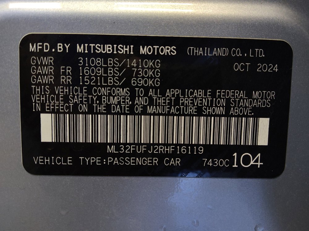Used 2024 Mitsubishi Mirage G4 LE image 33