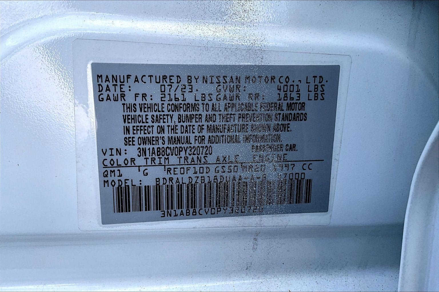 Used 2023 Nissan Sentra SV w/ All-Weather Package FWD image 29