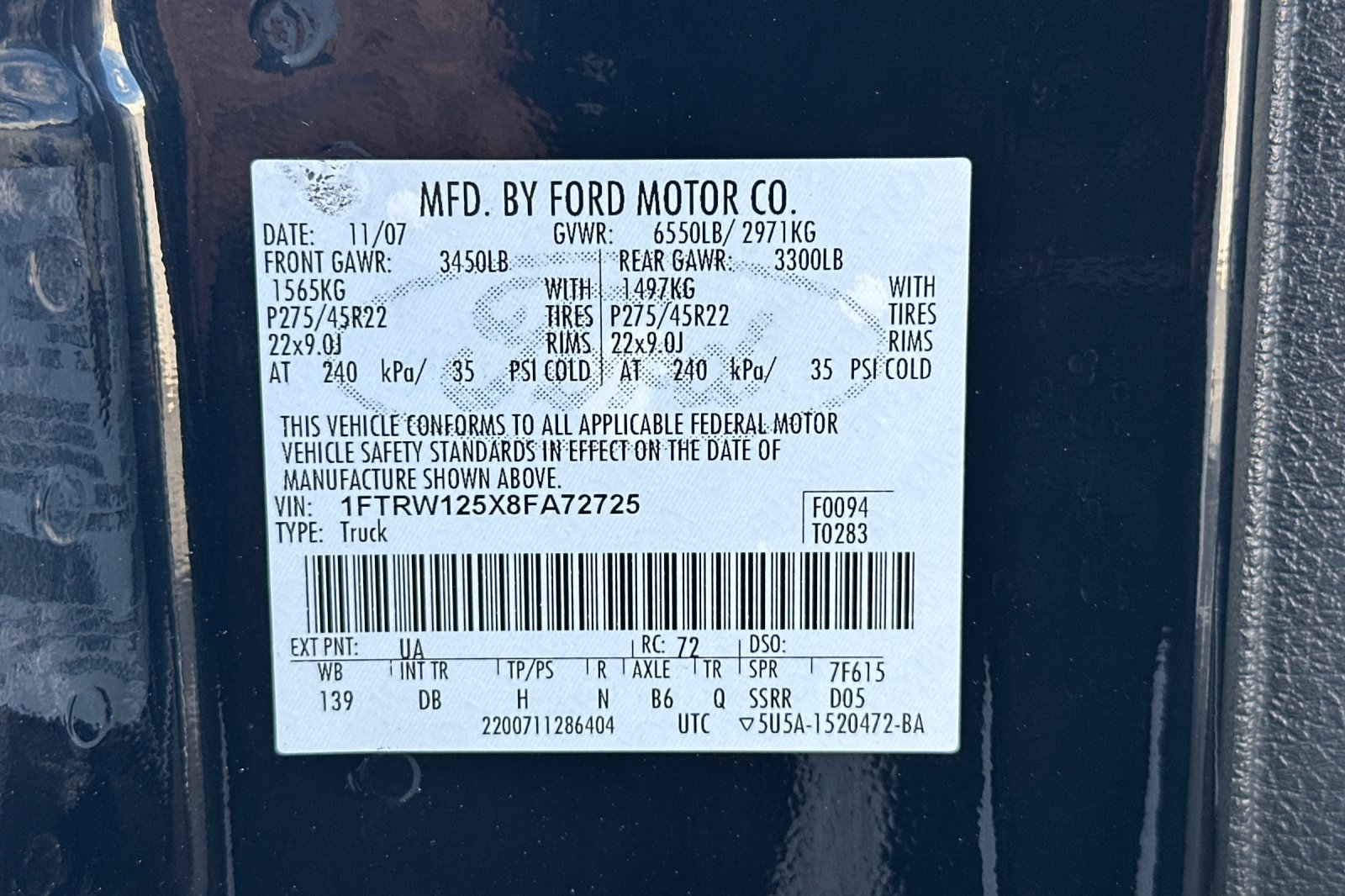 Used 2008 Ford F150 Harley-Davidson image 56