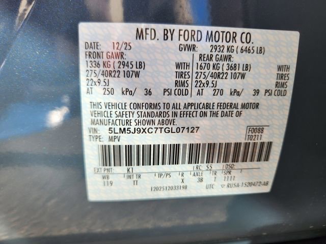 New 2026 Lincoln Aviator Black Label w/ Jet Appearance Package image 24