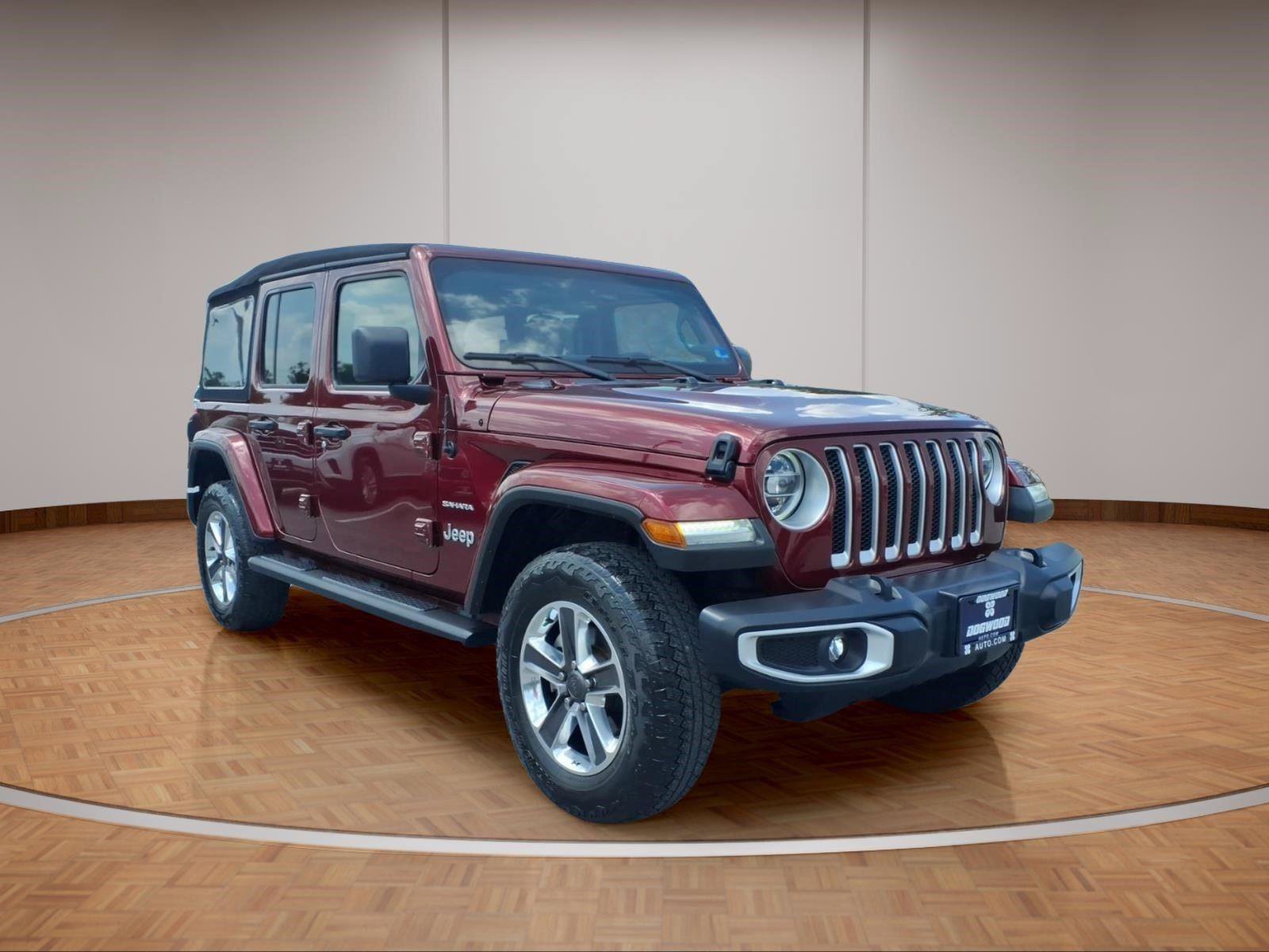 Used 2021 Jeep Wrangler Unlimited Sahara w/ LED Lighting Group AWD/4WD image 1
