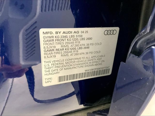 Certified 2025 Audi Q3 2.0T Premium w/ Convenience Package image 35